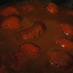 Tomato sauce after cooking