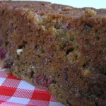 Raspberry White Choc Chip Cake